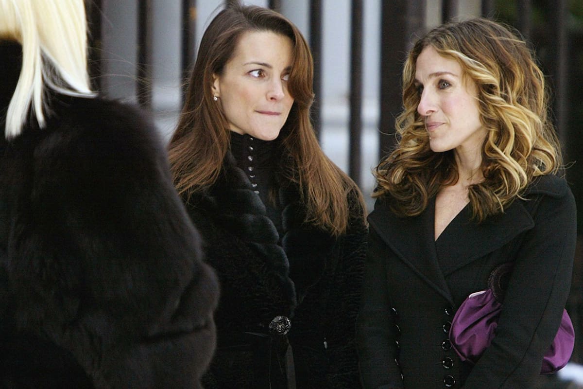 Sarah Jessica Parker y Kristin Davis en Sex and The City