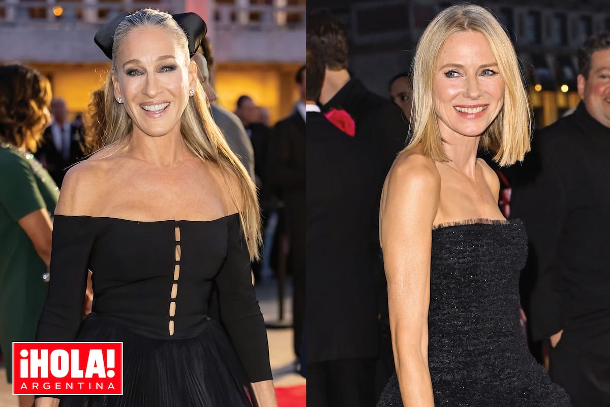 Sarah Jessica Parker y Naomi Watts lucieron diseños de Carolina Herrera, la reina indiscutida de la noche.