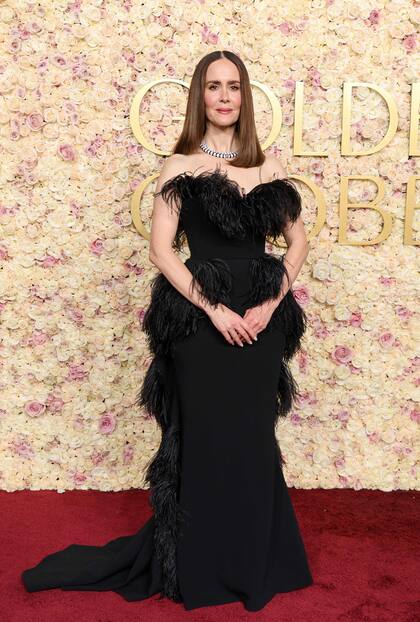 Sarah Paulson con un diseño de Elie Saab