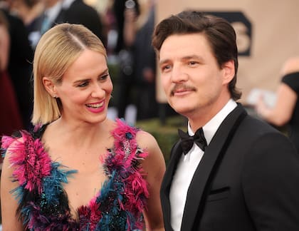 Sarah Paulson junto a su amigo, Pedro Pascal