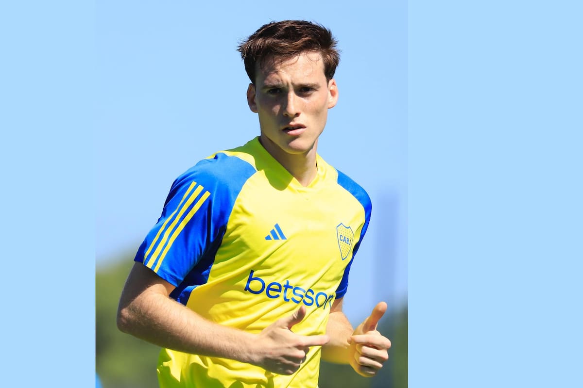 Saralegui se entrena en Boca Predio (Javier García Martino / Instagram @jabes_saralegui)