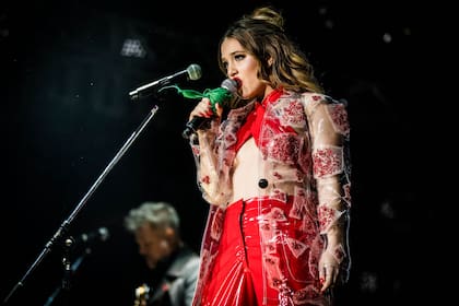 Ángela Torres cantó "Desesperada secuencia"