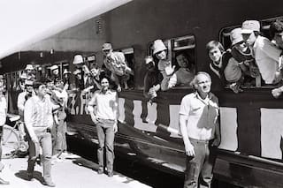 Recuerdo: el viaje en tren que dejó una ciudad vacía por un sueño de campeón