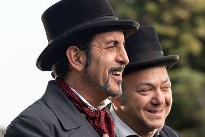 Sarmiento y Avellaneda entre risas, aunque eso no quitó que hubiera (muchas) rivalidades