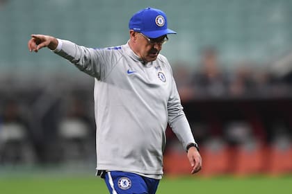 Sarri, enojado, se fue de la práctica de Chlesea antes de la final de la Europa League.