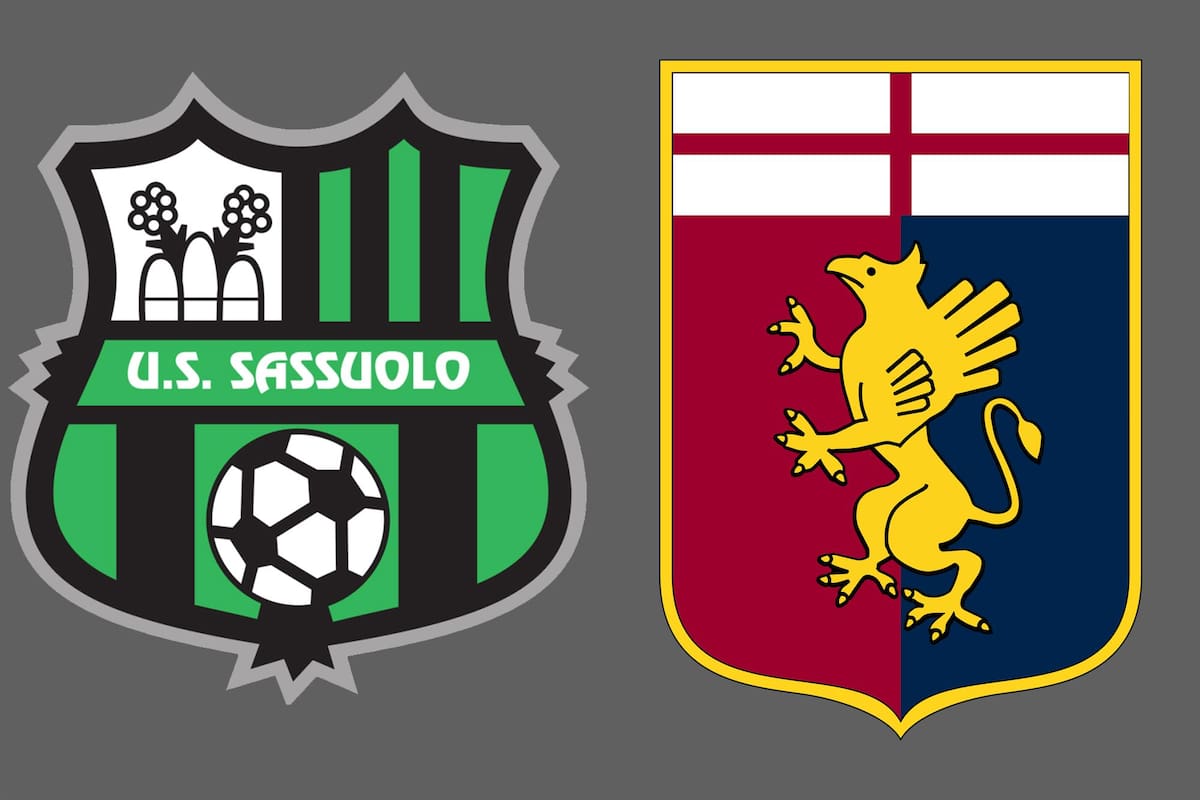 Sassuolo y Genoa disputaron uno de los encuentros de la jornada del fútbol italiano