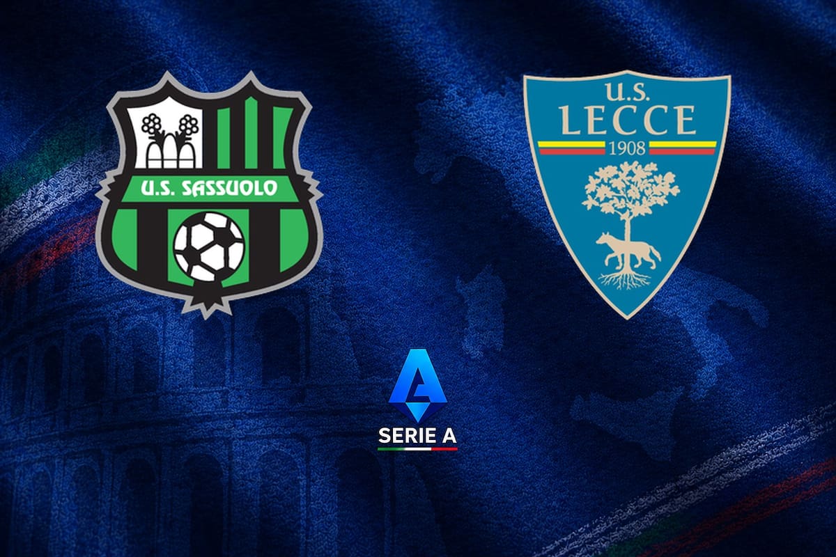 Sassuolo y Lecce disputaron uno de los encuentros de la jornada del fútbol italiano