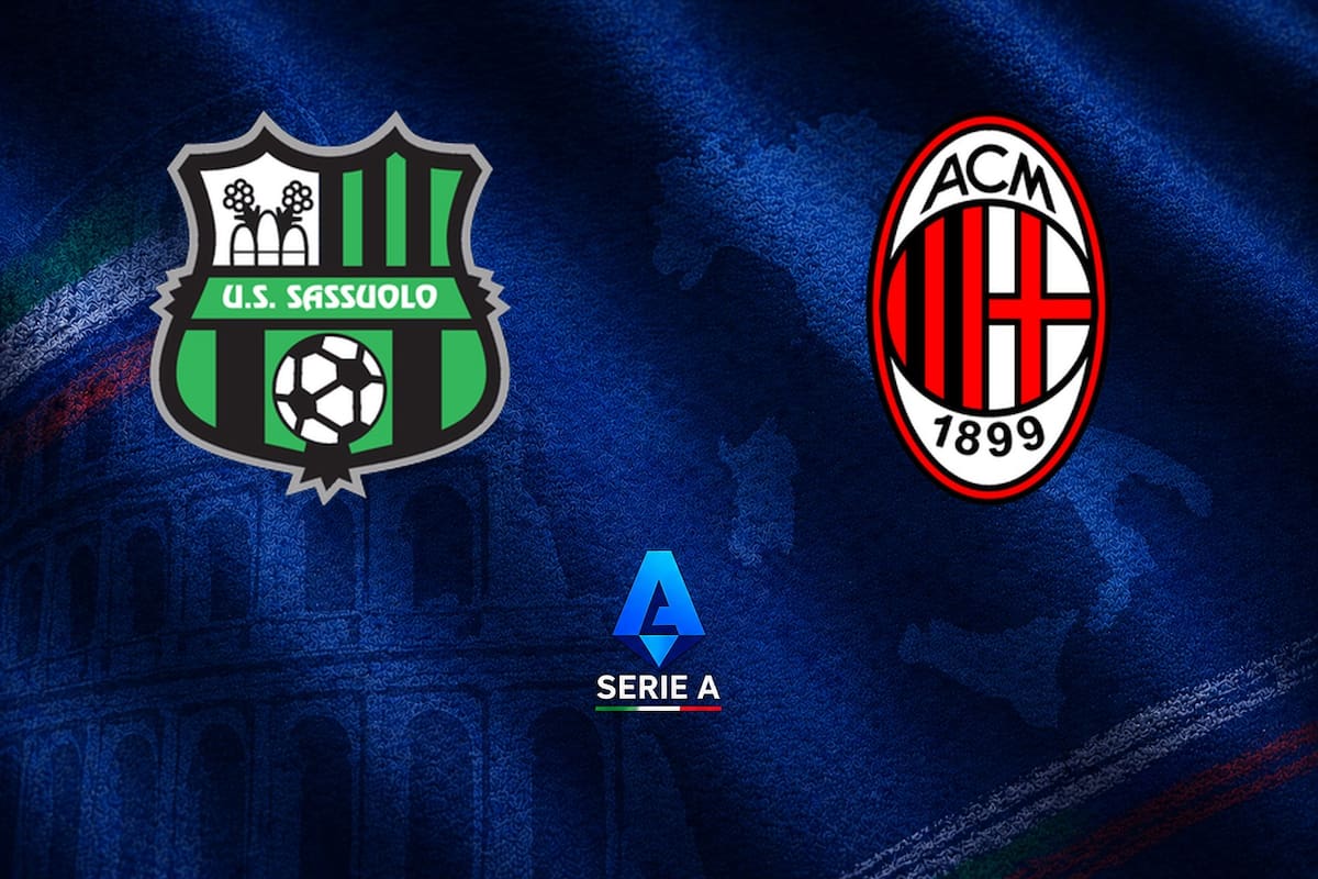 Sassuolo y Milan disputaron uno de los encuentros de la jornada del fútbol italiano