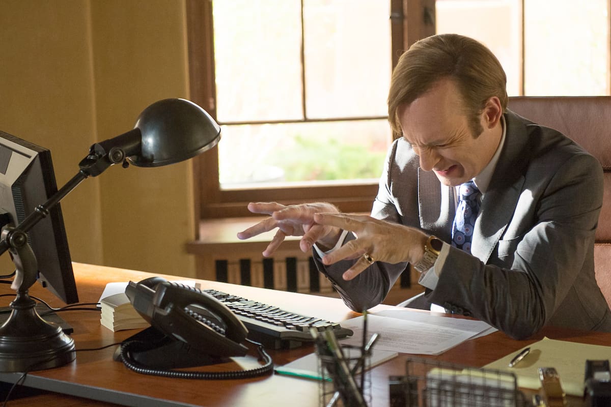 Saul Goodman, interpretado por Bob Odenkirk en la serie Better call Saul