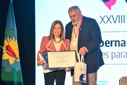 Saulo fue nombrada doctora honoris causa por la Universidad Nacional de Mar del Plata