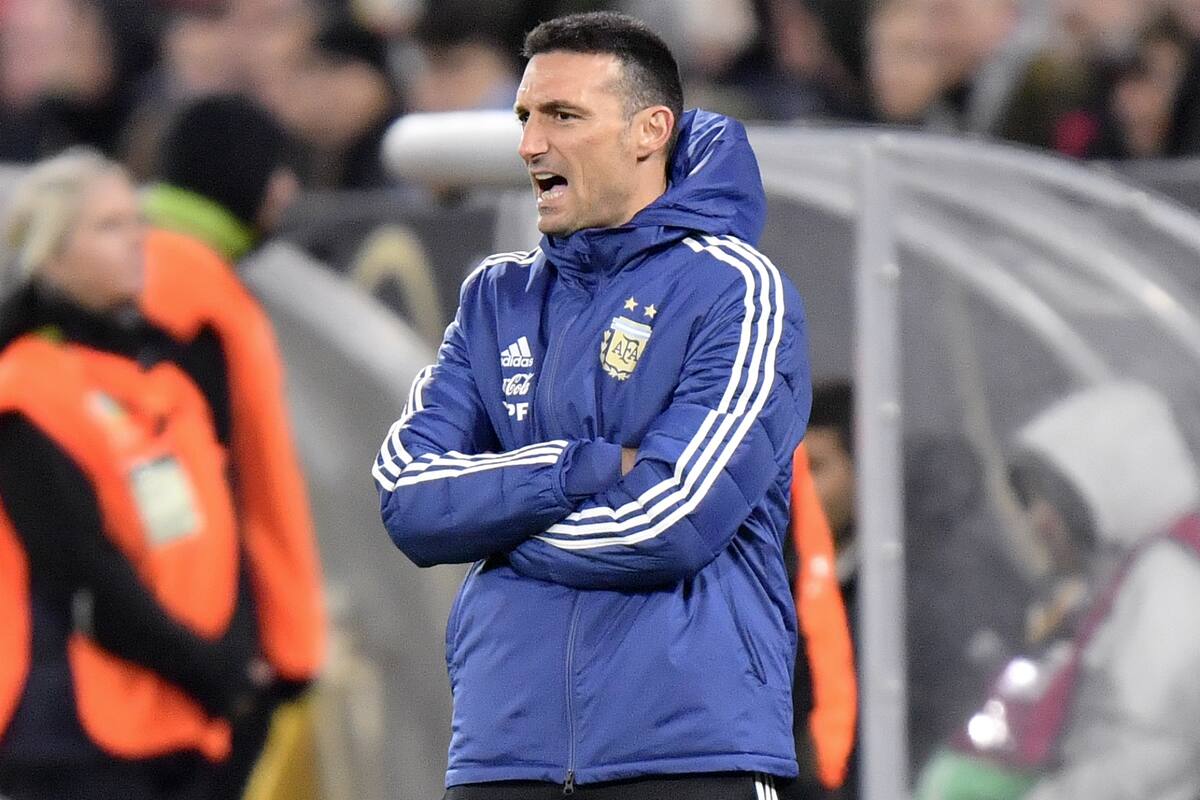 Scaloni, conforme con el segundo tiempo de la selección