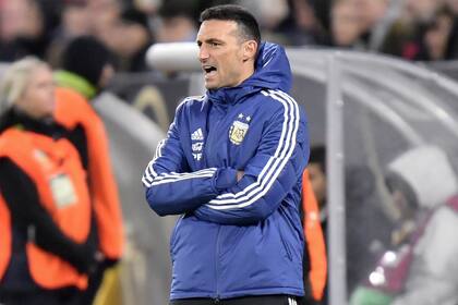 Scaloni, conforme con el segundo tiempo de la selección
