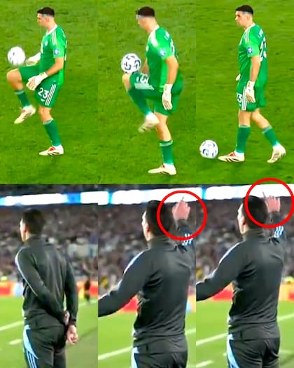 Scaloni y su desaprobación para la actitud de Dibu Martínez