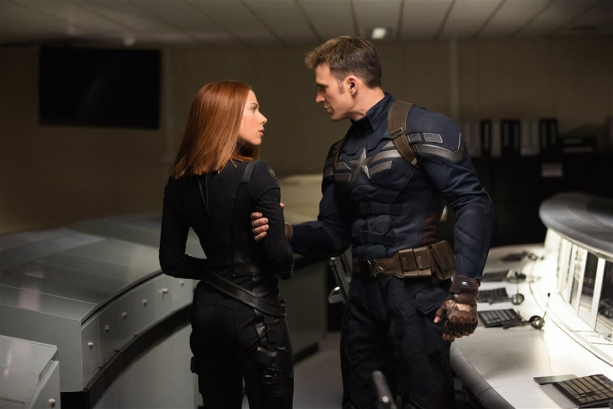 Scarlett Johansson (Black Widow) y Chris Evans (Capitán América) en un regreso muy esperado