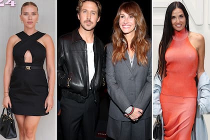 Scarlett Johansson, Ryan Gosling y Julia Roberts y Demi Moore, algunas de las celebrities que se vieron en la semana de la moda en Milán