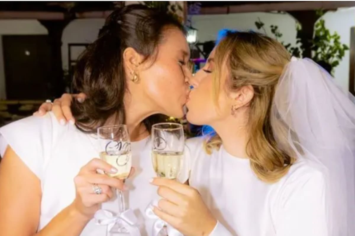Scarlett y Fabiana contrajeron matrimonio en Santa Cruz de la Sierra