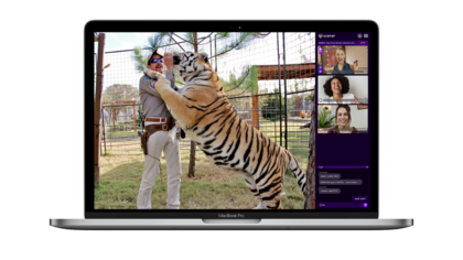 Scener se presenta como "un cine virtual" y permite mirar series y películas de Netflix mientras charlamos con amigos.