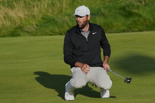 Scheffler cerca de otro major, tiene ventaja de 4 golpes tras la tercera ronda del Abierto Británico