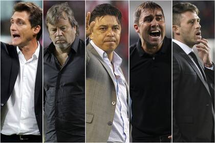 Schelotto, Zielinski, Gallardo, Coudet y Benitez. Los entrenadores argentinos de cara a la etapa de definición de la copa Libertadores