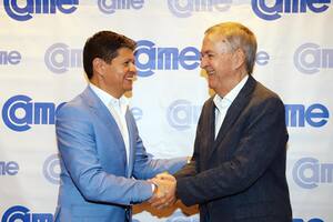 Schiaretti, con Alfredo González, titular de CAME