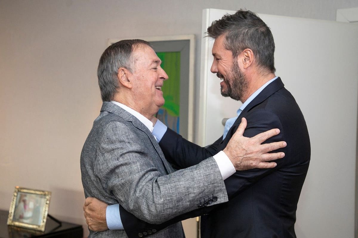 Schiaretti y Tinelli, en marzo pasado