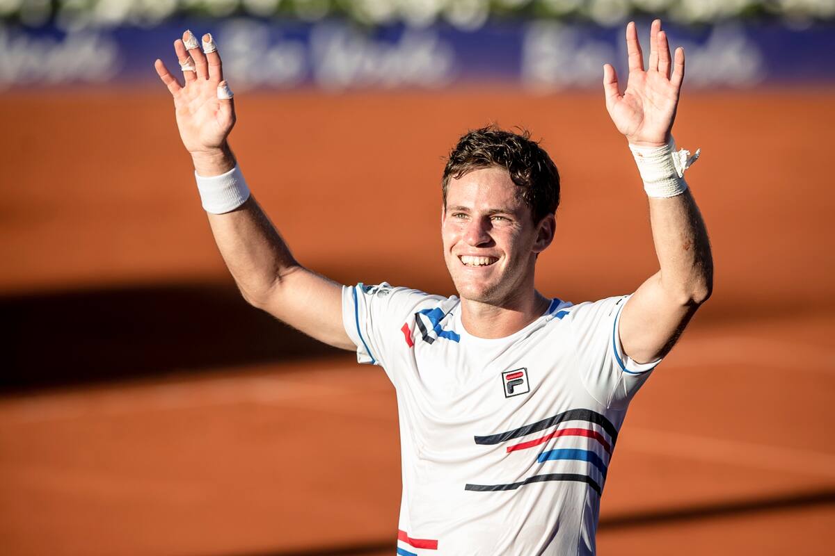 Schwartzman le ganó a Thiem en tres sets