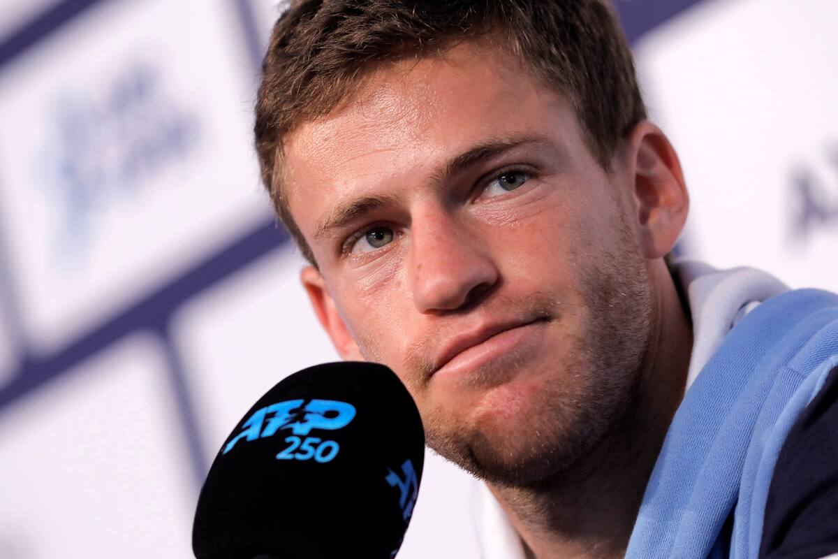 Schwartzman se desgarró por primera vez y no pudo jugar las semifinales del Argentina Open.