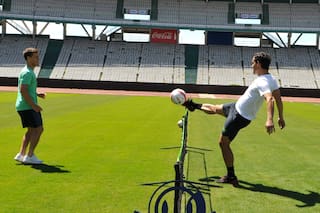 Córdoba Open: un poco de fútbol con Schwartzman y Fognini en el Kempes