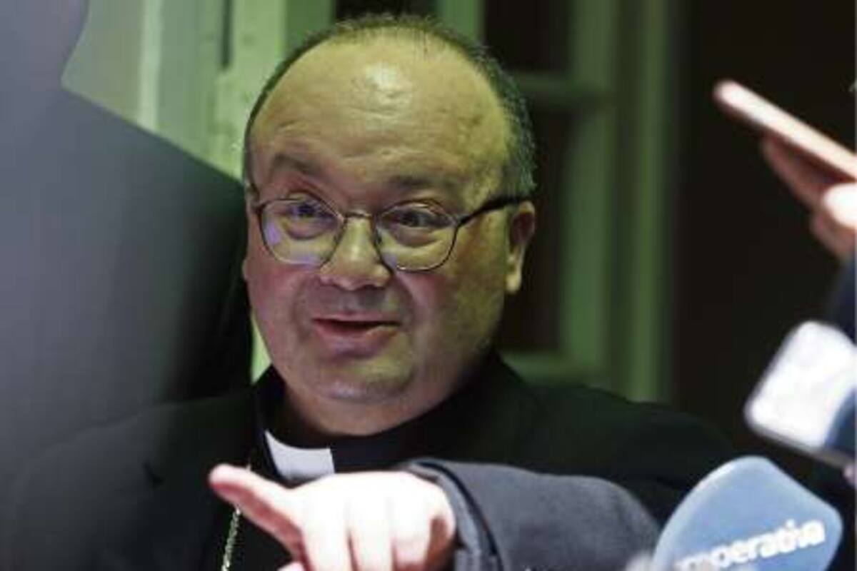 Scicluna tuvo un breve encuentro con la prensa