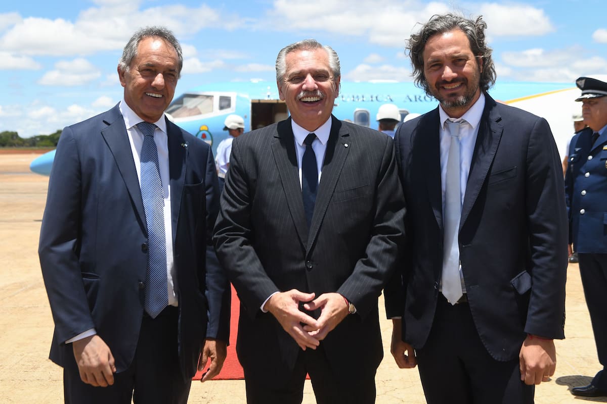 Scioli, Fernández y Cafiero, un trío todoterreno