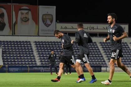 Scocco en Al-Ain, club en el que jugó entre 2011 y 2012