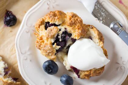 Scones arándanos