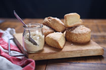 Scones de yogur.