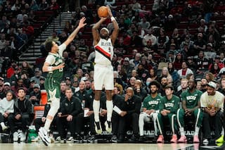 Scoot Henderson lidera una paliza 130-99 de los Trail Blazers a los Bucks sin Giannis