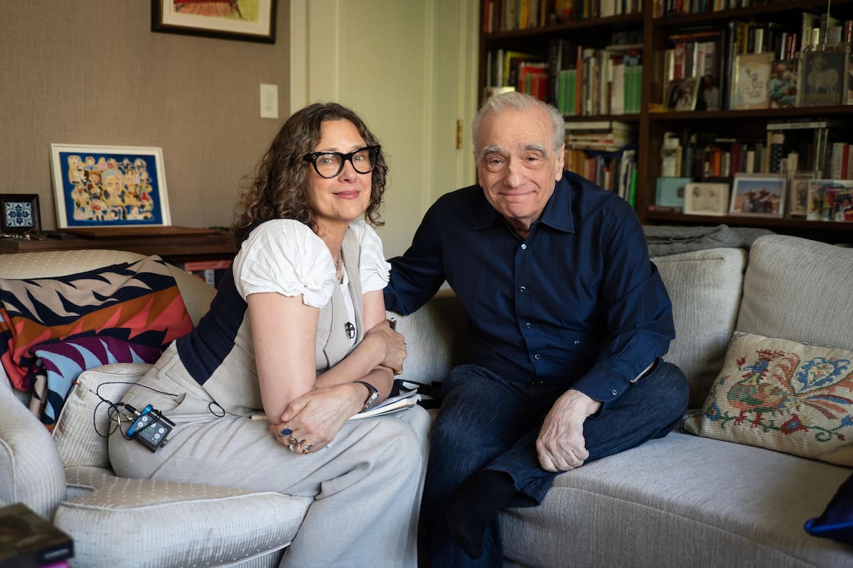 Scorsese y Rebecca Miller, la directora del excelente documental dedicado a la figura del realizador