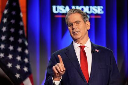 Scott Bessent, secretario del Tesoro de Estados Unidos, durante la cumbre anual del Foro Económico en Davos, Suiza.