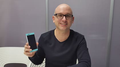 Scott Croyle, en el Congreso Mundial de Móviles en Barcelona