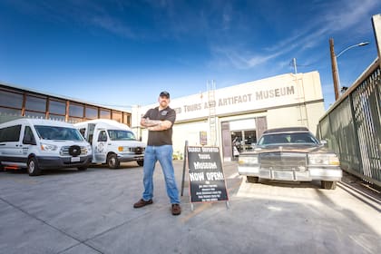 Scott Michaels es el guía y fundador de Dearly Departed y el Artifact Museum; “siempre me atrajeron las tragedias", dice