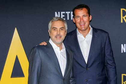 Scott Stubes junto a Alfonso Cuarón, en plena promoción de la aclamada Roma