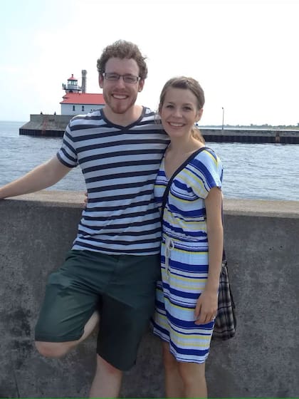 Scott y Johanna antes de que se detectara su enfermedad