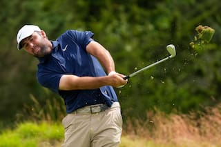 Scottie Scheffler, cuatro veces campeón de Majors, en la pelea del US Open