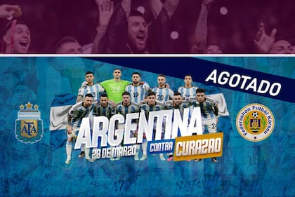 Se agotaron las entradas para el partido de la selección frente a Curazao