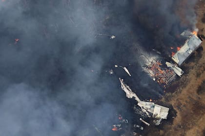 Varias viviendas destruidas por la lava