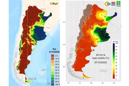 Se aguarda más calor de lo normal en casi todo el país, con lluvias que se mantendrían en los promedios históricos en la mayoría de las regiones