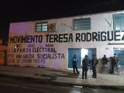 Se allanó una sede del MTR en Florencio Varela