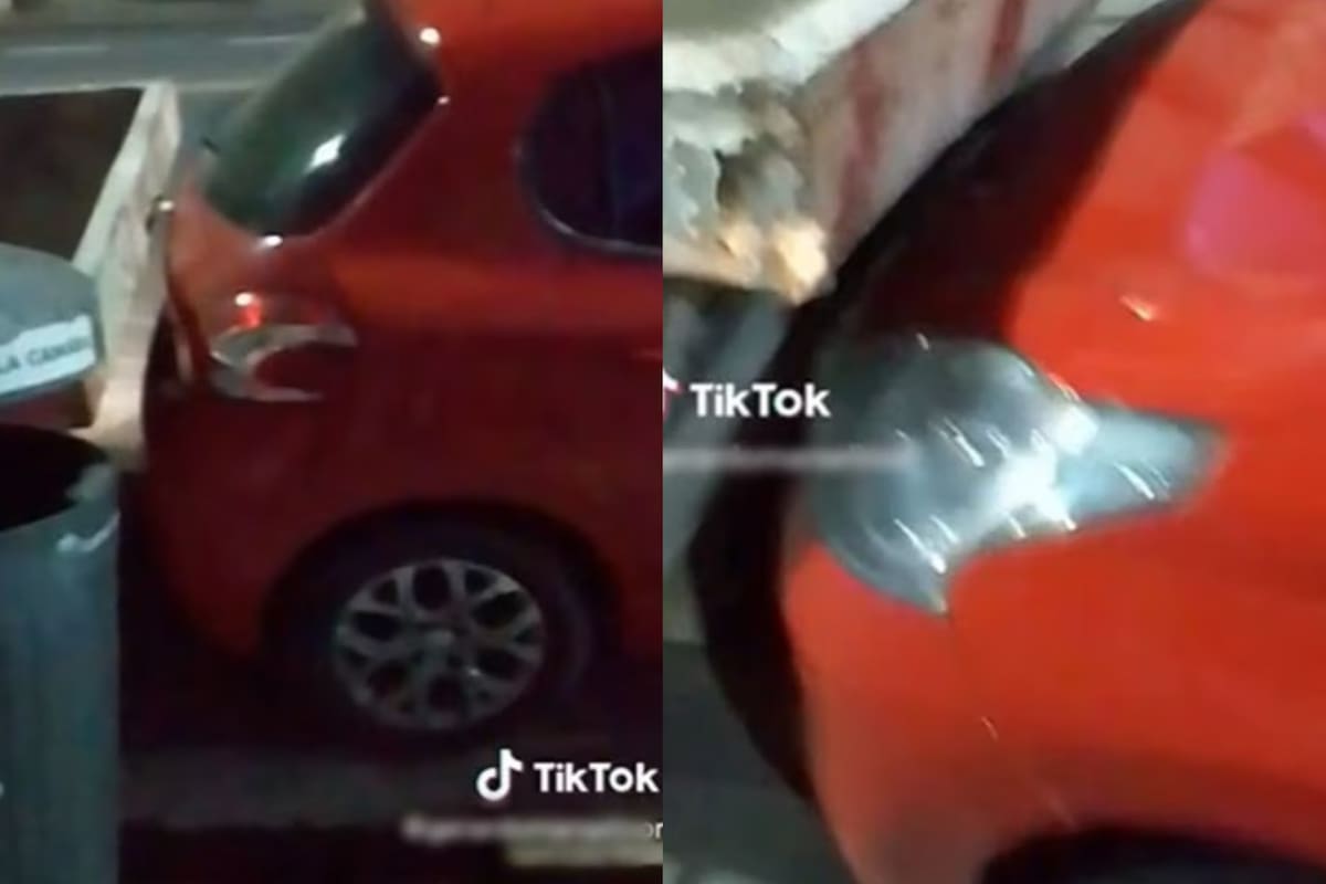 Se cansó de los carros mal estacionados y tomó una decisión que sorprendió a todos (Foto: TikTok @gerardomarselinor)