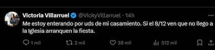 ¿Se casa Victoria Villarruel? Qué dijo la vicepresidenta ante los rumores