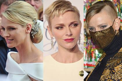 Se casó con un recogido clásico y ahora, casi diez años después, tiene parte de su cabeza rapada. La mujer de Alberto II no deja de sorprendernos.