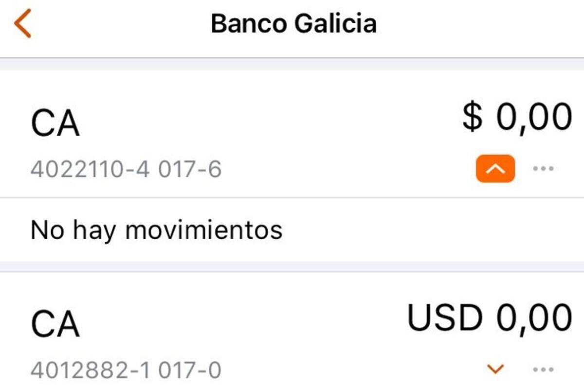 Se cayó el online banking de Galicia