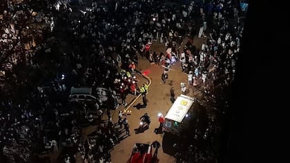 Se cayó un semáforo durante los festejos realizados en Mar del Plata